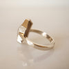Unique Grey Oval Rose Cut Diamond Ring