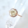 Champagne Salt and Pepper Diamond Ring