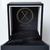 Black Ring Box Gold Jewelluxe Mark Logoogo