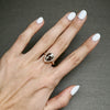 Rustic Brown Diamond Engagement Ring
