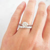 Charles & Colvard Moissanite Engagement Ring - Alternative Diamond Engagement Ring Women
