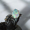 Ethiopian Opal Sliver Ring