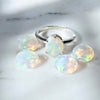 Ethiopian Opal Sliver Ring 