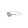 Natural Grey Diamond Wedding Ring White Gold