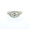 Marquise Diamond Engagement Ring, Marquise Diamond Halo Ring