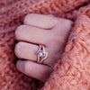 Alternative Diamond Engagement Ring Wedding Set