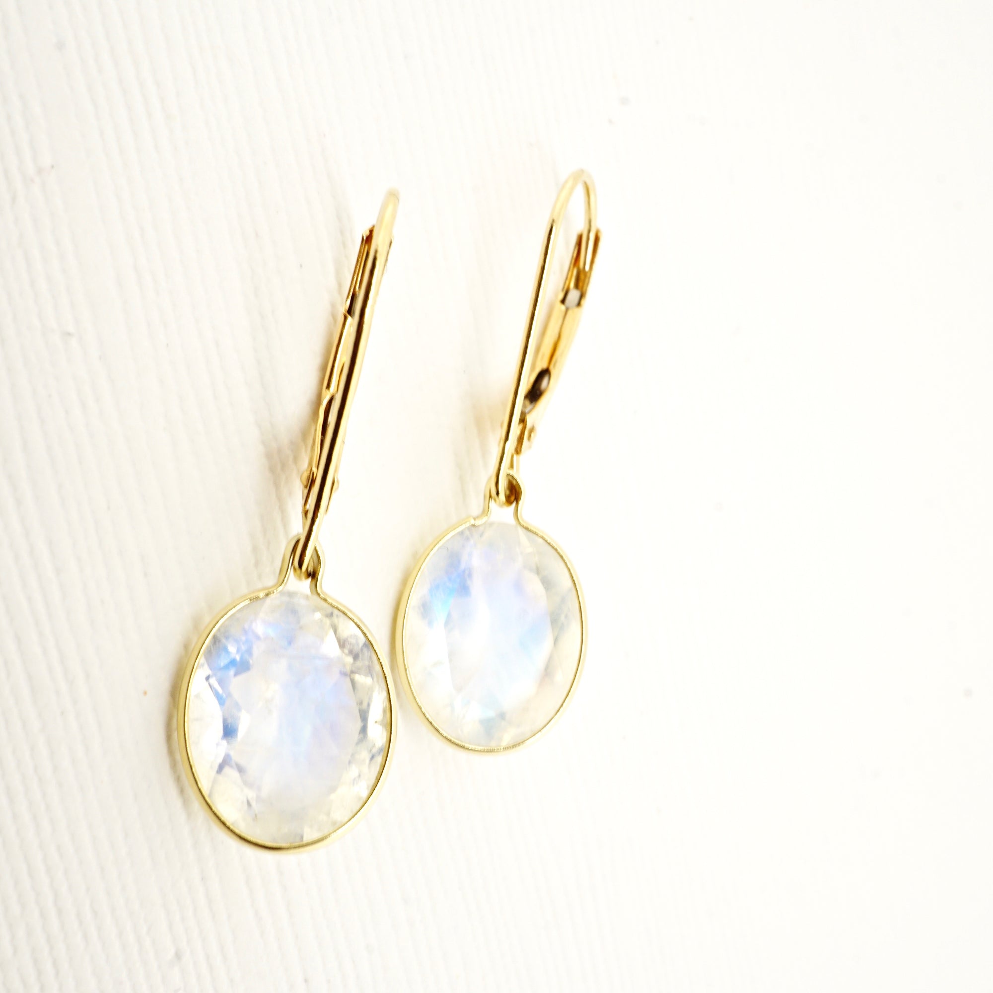 Vintage Moonstone Drop Earrings