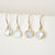 Moonstone Dangle Earrings - Simple Moonstone Gold Earrings - March Birthstone Earrings