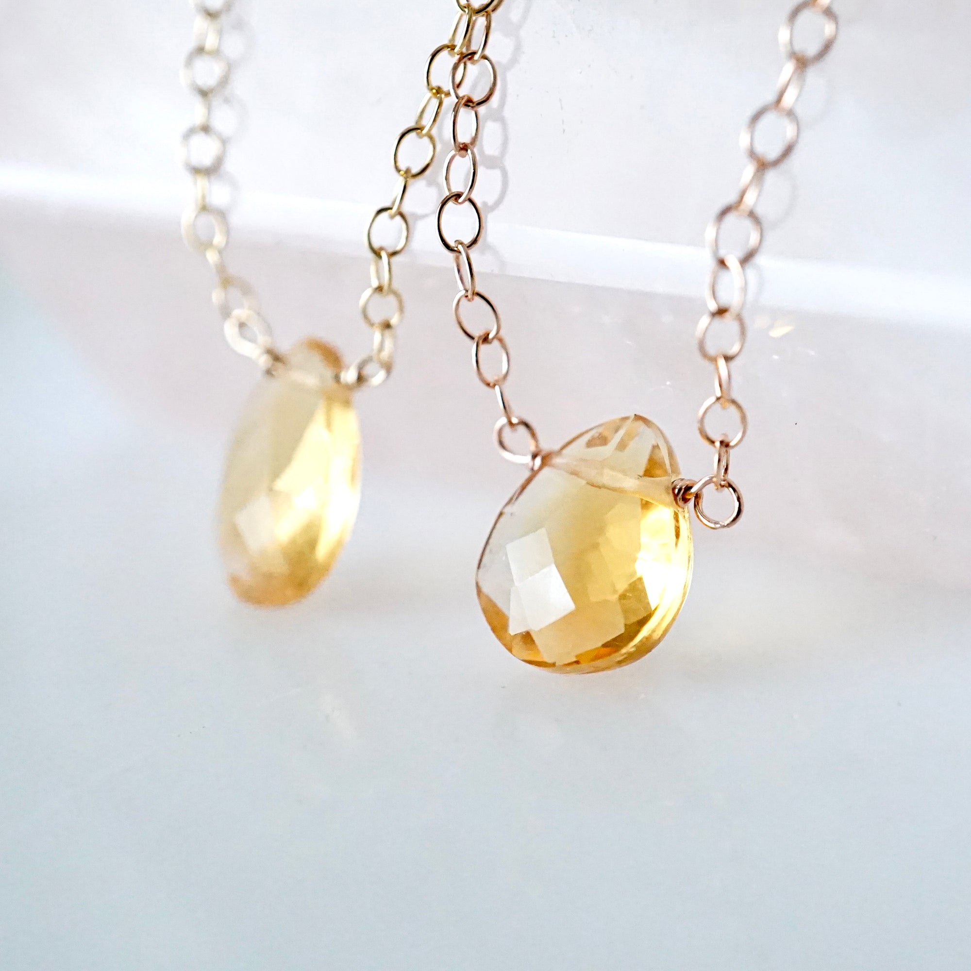 14K Yellow Gold Multicolor Semi Precious Gemstone Pendant - Monarch Jewels  Alaska