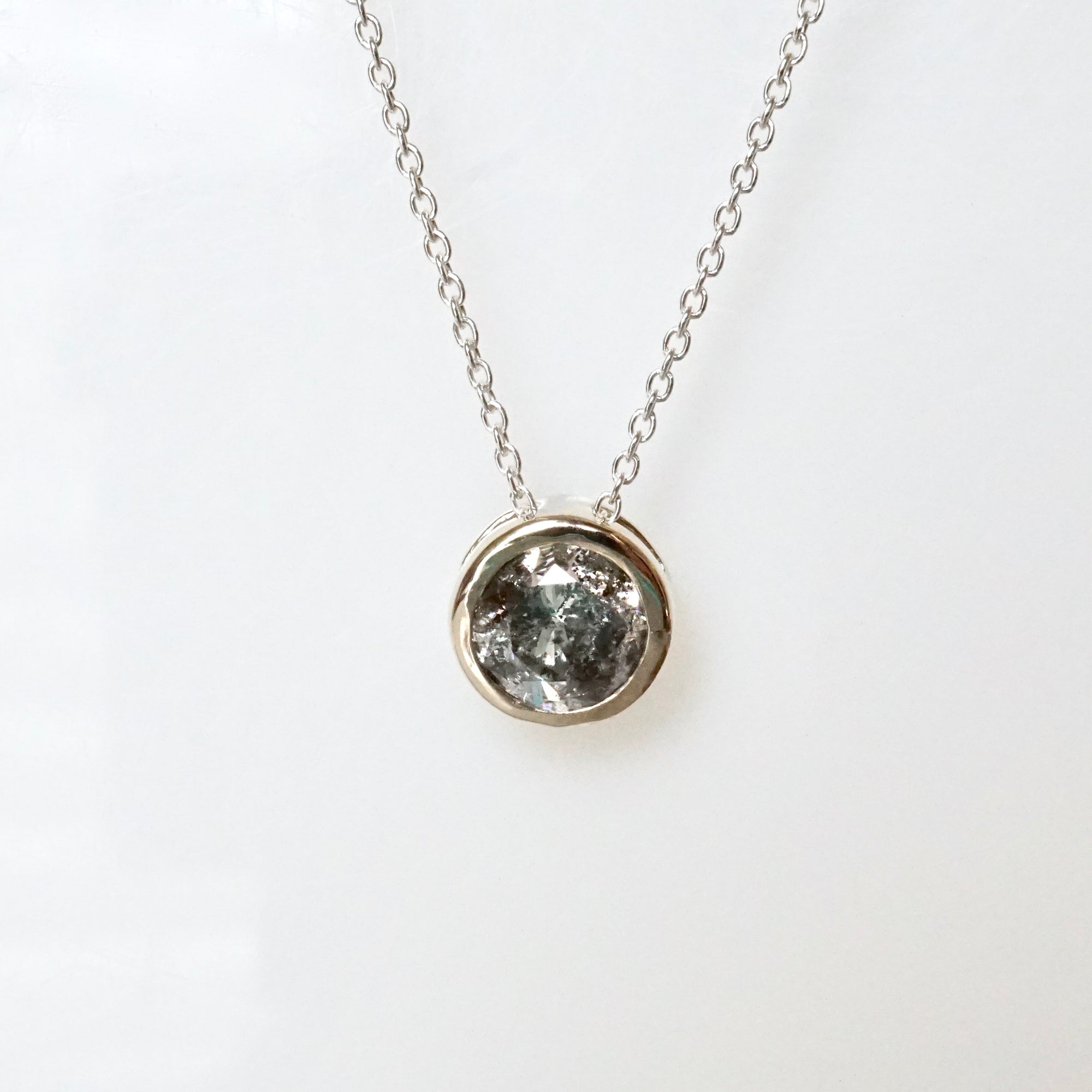 Almost Invisible Stone Necklace