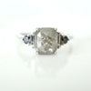 Grey Cushion Diamond Ring
