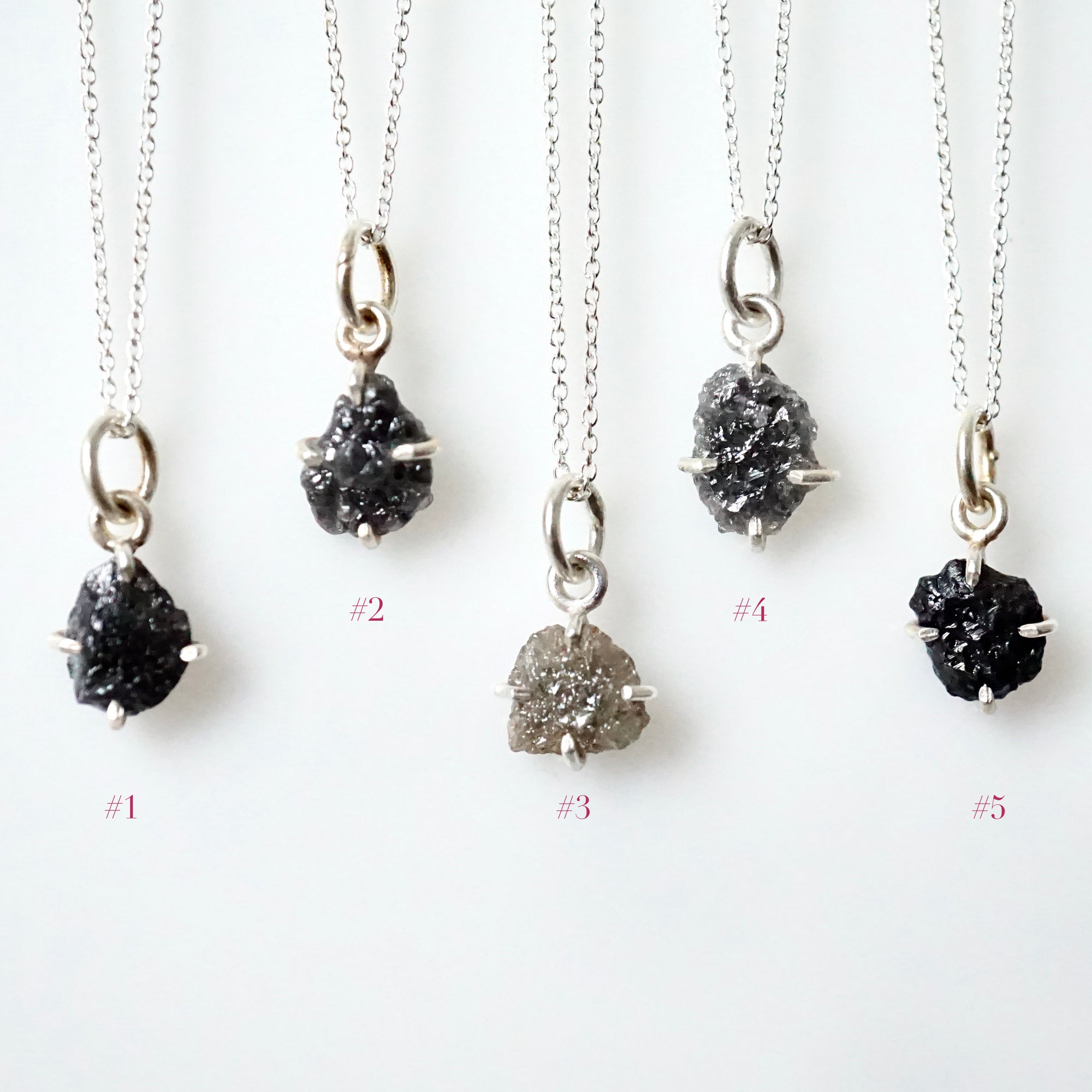 White Rough Diamond Necklace – Julia Szendrei Jewelry