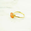 Sunstone Solitaire Ring
