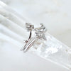 Grey diamond Engagement Ring