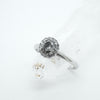 Grey Salt and Pepper Diamond Ring