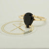Black Onyx 14k Gold Ring