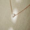 Grey Raw Diamond Necklace