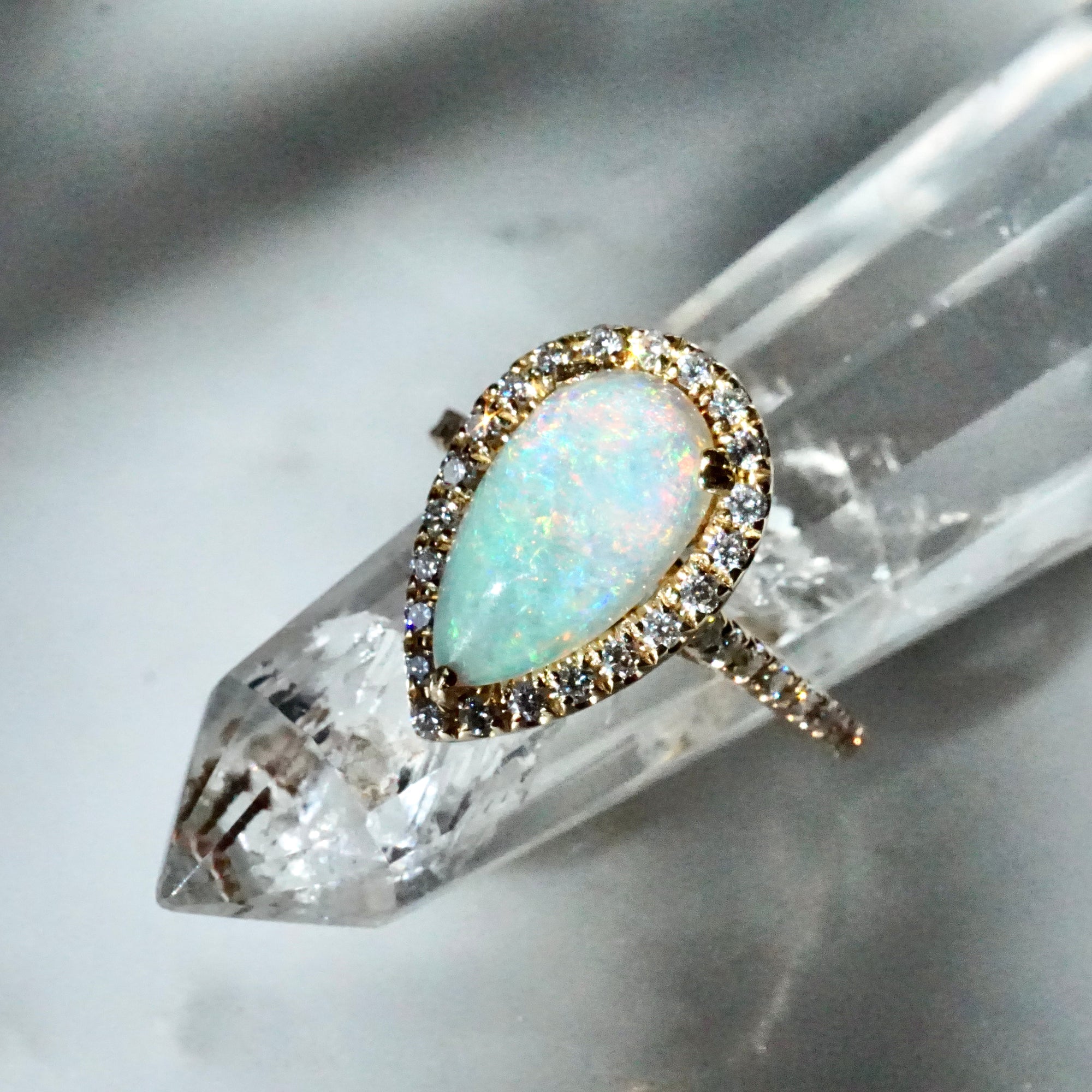 Vivid Australian Opal Ring - Plante Jewelers