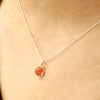 Sunstone Pendant - Sunstone Necklace - Silver Sunstone - Gold Sunstone Pendant