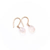 Rose Quartz Briolette Dangle Earrings