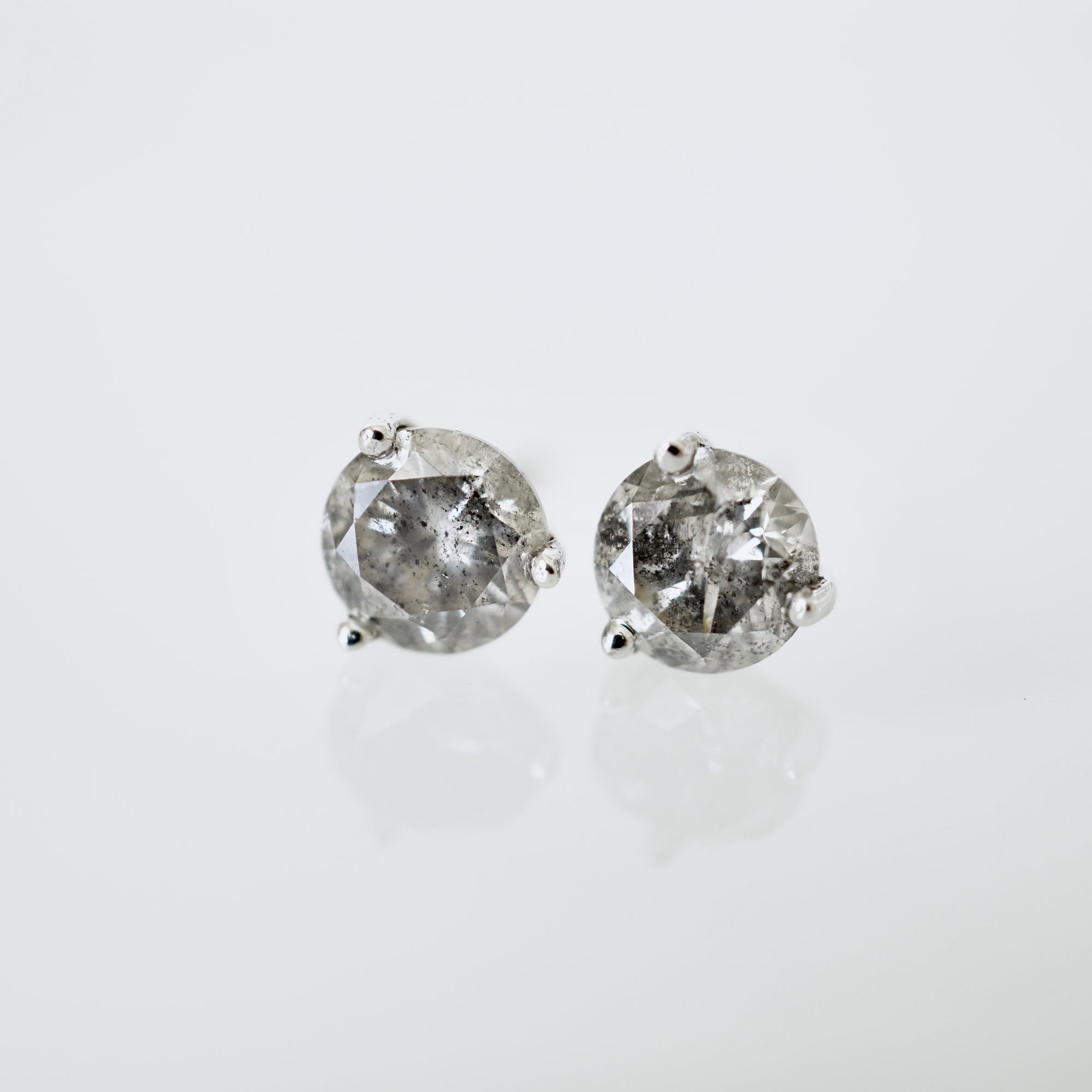 Salt and pepper hot sale diamond earrings