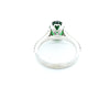 Green Chrome Tourmaline Engagement Ring