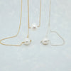 Simple Pearl Chain Necklace