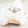 Small Diamond Engagement Ring White Gold