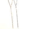 14k Gold Lariat Necklace