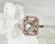 Grey Cushion Diamond Engagement Ring, Salt and Pepper Diamond Ring