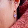Womens Moonstone Earrings