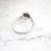 Black Diamond Engagement Ring - Round Black Diamond Ring