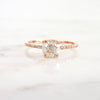  Rose Gold Diamond Engagement Ring