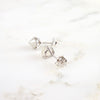 Grey Diamond Stud Earrings