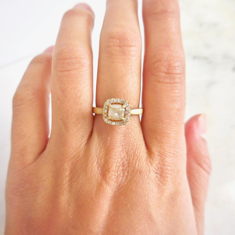 Yellow Diamond Engagement Ring 