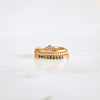 Dainty Diamond Gold tacking Ring
