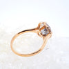 3 carat Diamond Compass Halo Engagement Ring