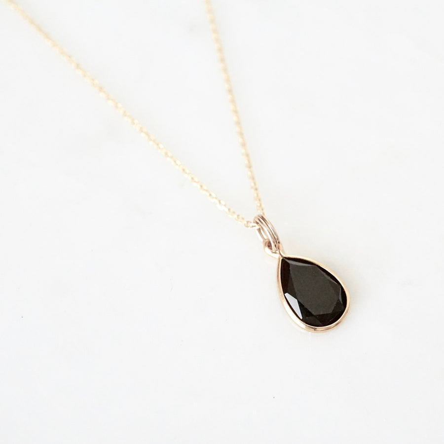 Black Onyx Stone Necklace - Women's Onyx Necklace