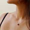 Women's January Birthstone Necklace