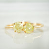 1 carat Yellow Diamond Rose Gold Ring