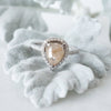 Pear Shape Champagne Diamond Ring