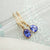 Oval Tanzanite Gold Earrings - December Birthstone Ring - Tanzanite Earrings for Women